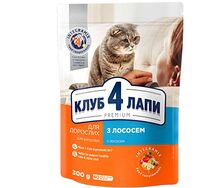 Club 4 paws premium для взрослых кошек c лососем