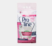 Комкующийся бенонитовый наполнитель Proline, с ароматом детской присыпки