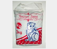 Чистые лапы Комкующийся наполнитель в гранулах
