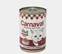 Влажный корм для кошек Carnaval с говядиной