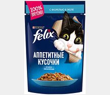 Корм для кошек Felix с форелью