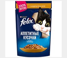 Корм для кошек Felix Индейка