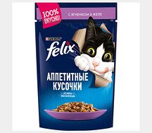 Корм для кошек Felix с ягненком