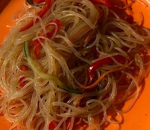 Фунчоза с овощами