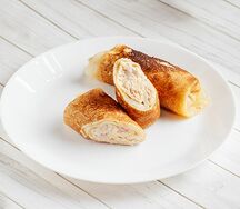 Блин с ветчиной и сыром