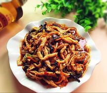 Свиные нити с рыбным вкусом