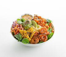 Боул с креветками и булгуром