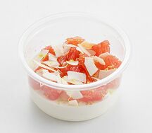 Панна котта из греческого йогурта с цитрусами