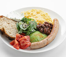 Nf завтрак с колбаской из курицы