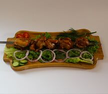 Шашлык из куриного бедра без костей 