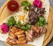 Шашлык из куриного бедра