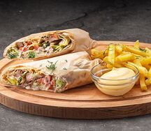 Фирменная шаверма Unity с картофелем фри