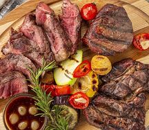 Стейк Филе миньон с овощами