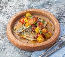 Филе дорадо с апельсиновым соусом