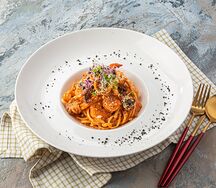 Лингвини с морепродуктами