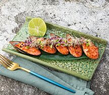 Мидии запеченные