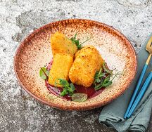 Жареный сыр сулугуни