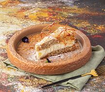 Чизкейк ореховый с карамелью