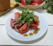 Салат с медовой заправкой