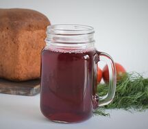 Ягодный морс собственного приготовления