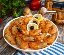Креветки жареные