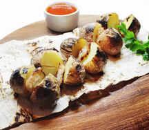 Картофель с курдюком