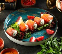 Рулетики из семги