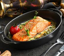 Стейк из лосося