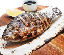 Дорадо на мангале