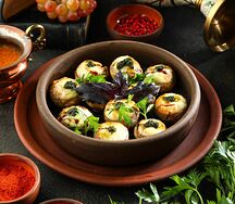 Шампиньоны, запеченные с сыром