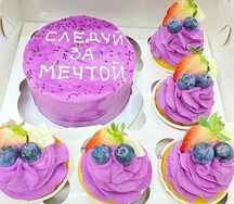 Бенто-торт и капкейки Сладкий сюрприз