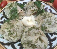 Манты с говядиной