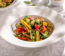 Овощной салат по-домашнему с семечками