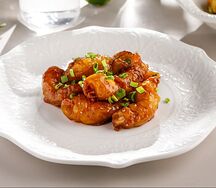 Медовые креветки