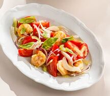 Салат с лангустинами по-каталонски