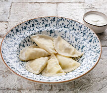 Вареники с картофелем и опятами