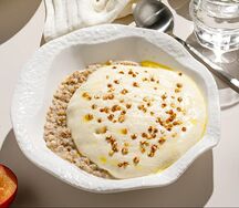 Каша гречневая с сыром пармезан