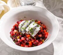 Винегрет с балтийской килькой