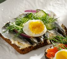 Бутерброд с балтийской килькой