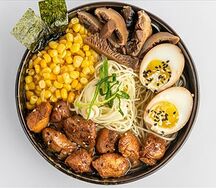 Японский рамён с курицей
