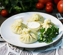 Хинкали с говядиной (4 шт)