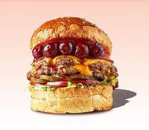 Бургер с двойной котлетой из говядины