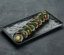 Вега-ролл с тофу и шиитаке