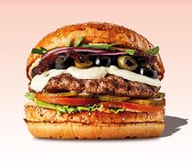 Итальянский бургер с котлетой из говядины, моцареллой, вялеными томатами и соусом BBQ