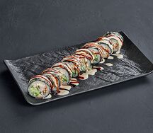 Темпура ролл с угрем и креветкой