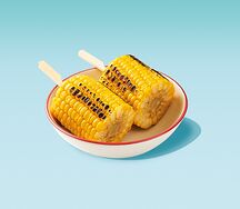 Початок сладкой кукурузы гриль