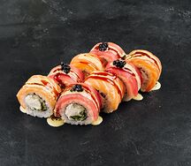 Ролл с тунцом и лососем