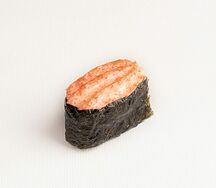 Запеченные суши с крабом