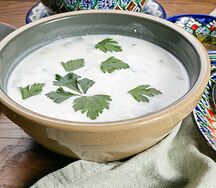 Окрошка на кефире