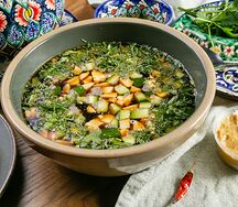 Окрошка на квасе